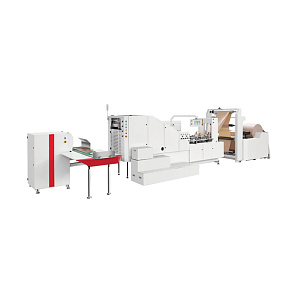 Линия для производства бумажных пакетов с вырезными ручками RZFD-450D